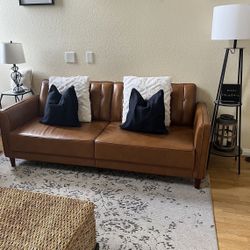 Vegan Leather Couch 