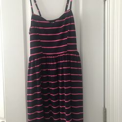 Pink Stripped Summer Dress