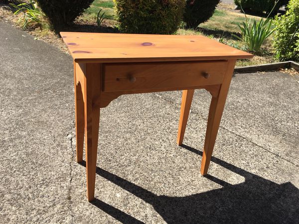 Yield House Pine Accent Table For Sale In Salem Or Offerup