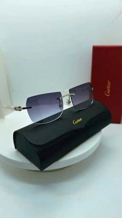 Cartier Acetate frame sunglasses gray tint
