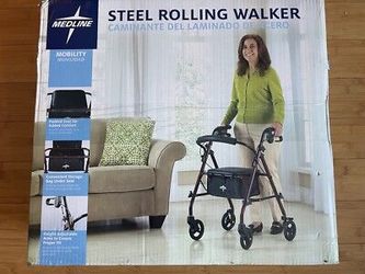 Brand new rolling Walker with seat and brakes!