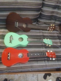 3 ukeleles for sale musical instrument