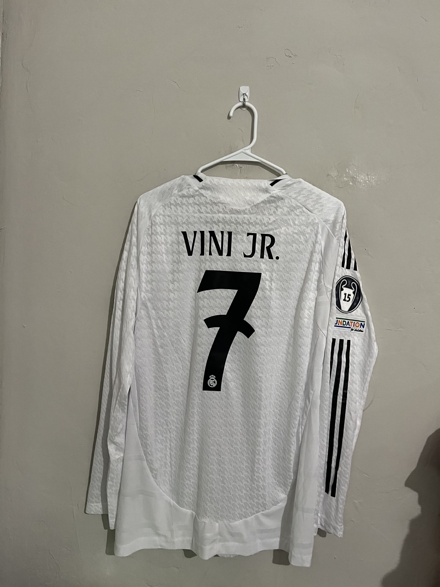 Vini Small Real Madrid 2024-25 Home Vini Jr Jersey (small Medium Large XL 2X) for ...