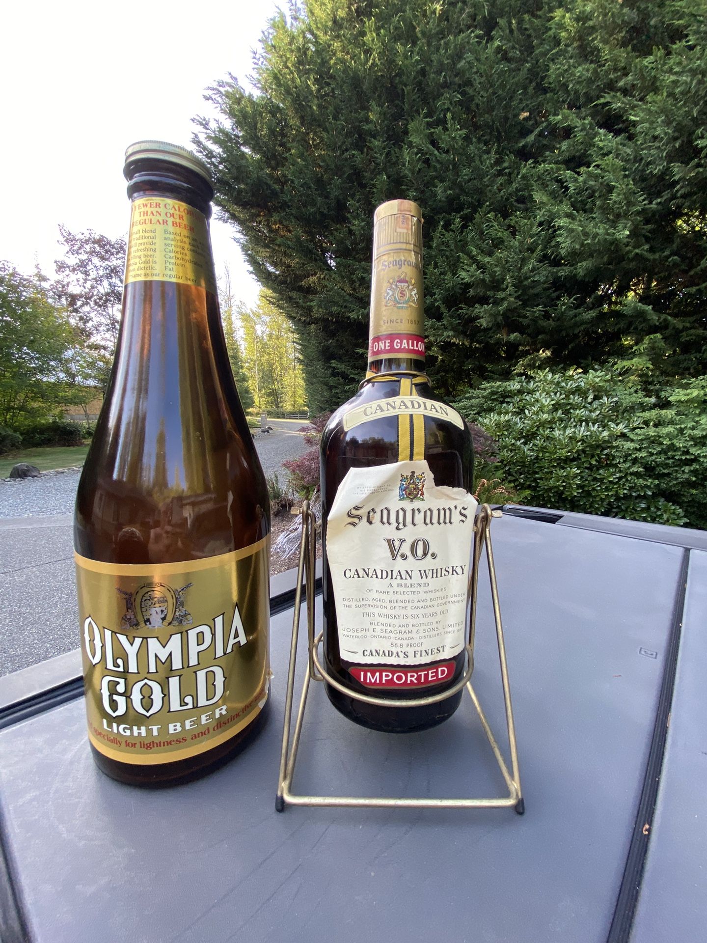 Empty Vintage XL Bottles