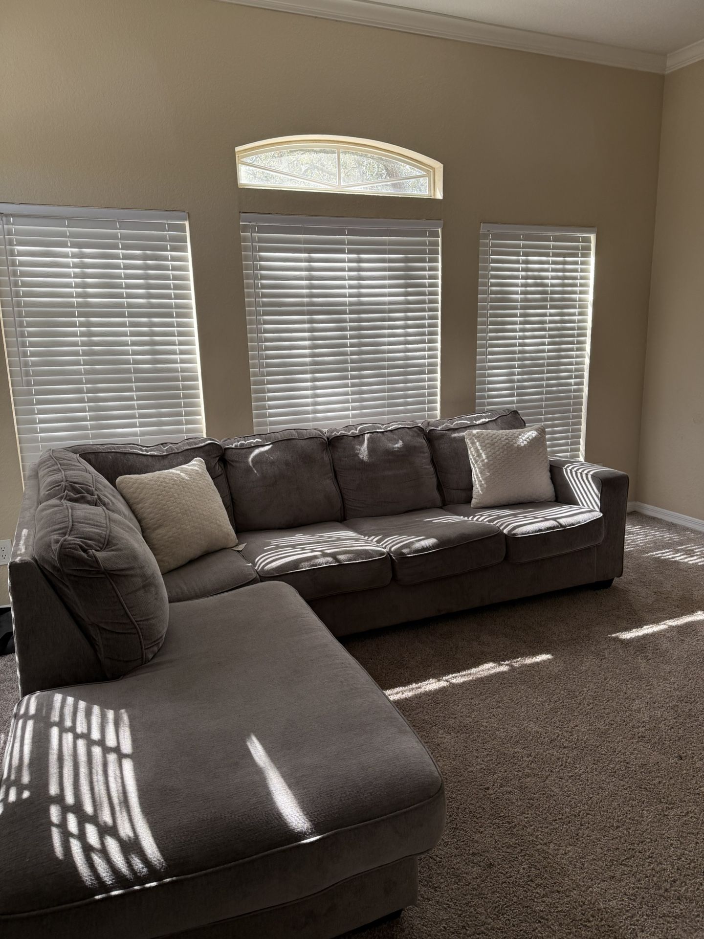 Grey sectional Couch