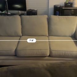 Living Spaces 3 Seater Sofa 