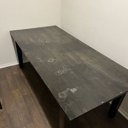 Large Wood Desk Table
