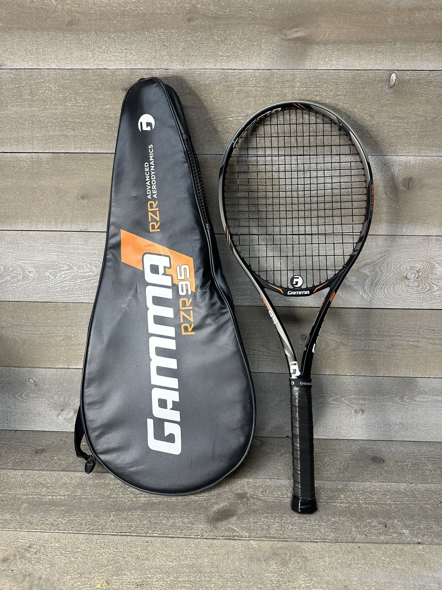 Gamma RZR 95 Tennis Racquet 4 3/8 #3 Racket With Cover 95 Sq In 27”