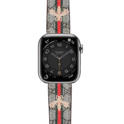 Designer Apple Watch Band Strap For Series 1 2 3 4 5 6 7 8 SE ULTRA GG Bee 38mm 40mm 41mm 42mm 44mm 45mm 49mm