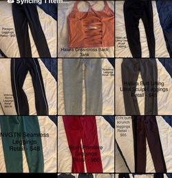 Over $1600 worth of women’s athletic clothes for $150