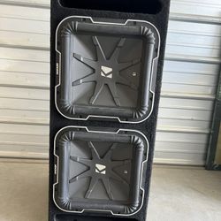 Subwoofer, Two 12inch L7s Kickers .