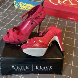 White House Black Market Cherry Heels 