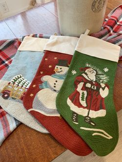 Set of three Pottery Barn Stockings!
