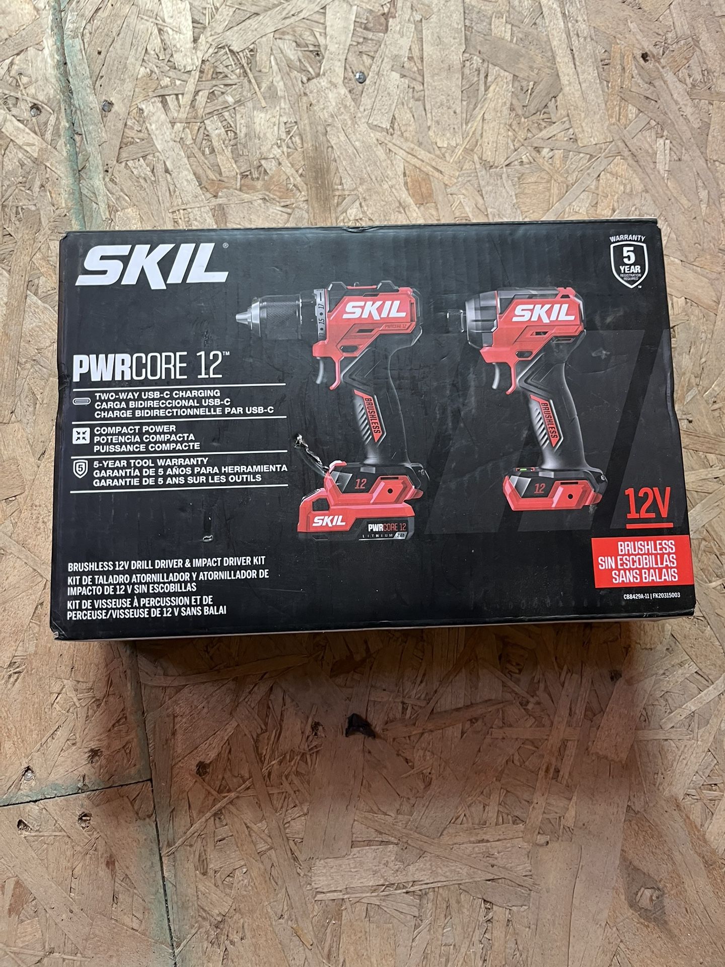 Skil Set Compact And Drill Battery And Charger