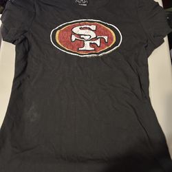 SF 49ers Womens Size Small Shirt Football NFL Tee