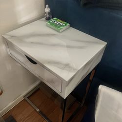 End Tables / Nightstand marble White 