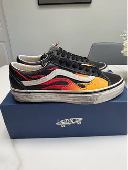 Vans old skool 36 archive flame Sz 10