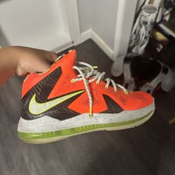 Nike Lebron 10 P.S Elite Bright Crimson