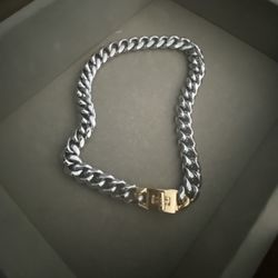 Rebecca Minkoff Padlock Curb Chain Necklace & Bracelet 