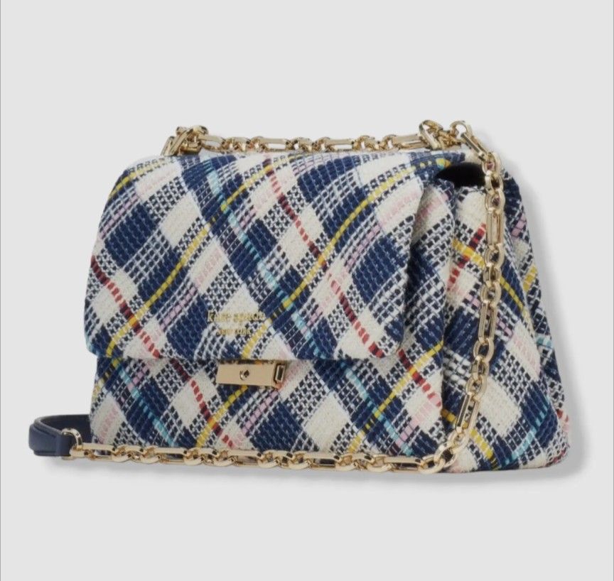 Kate Spade Carlyle Tweed Shoulder Bag BNWT