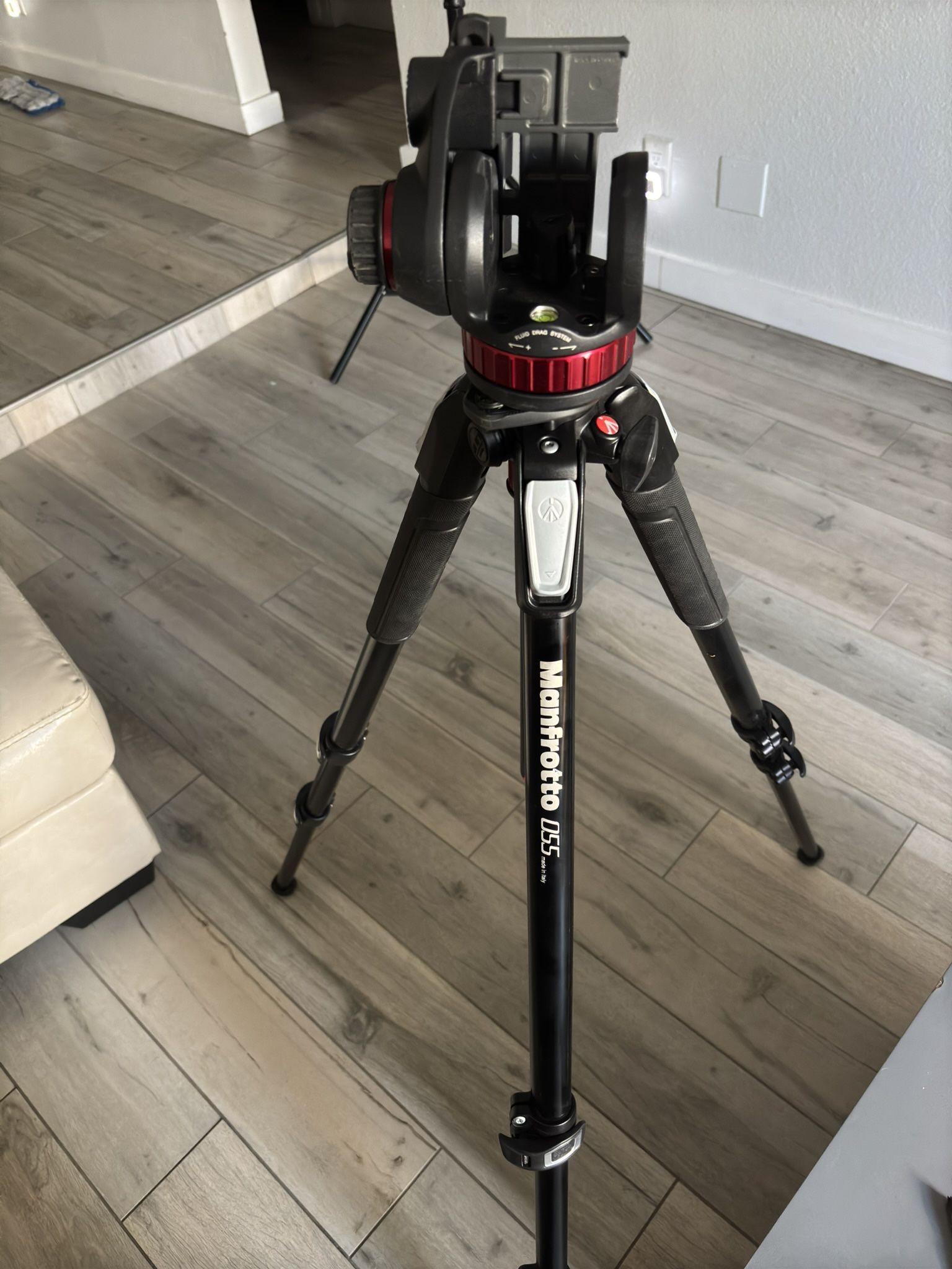 Manfrotto 055 3-Section Aluminum Tripod with 3-Way Head