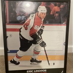 Framed Eric Lindros Poster