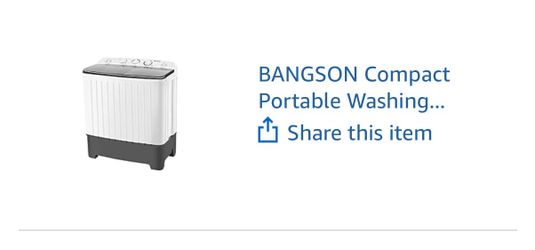 Brand new portable washer