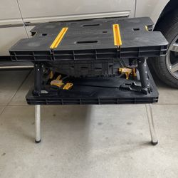 Portable Workbench w/ 12" Clamps