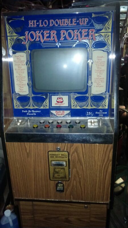 I have For sale a 1982 Hi lo double up joker poker video game. $100