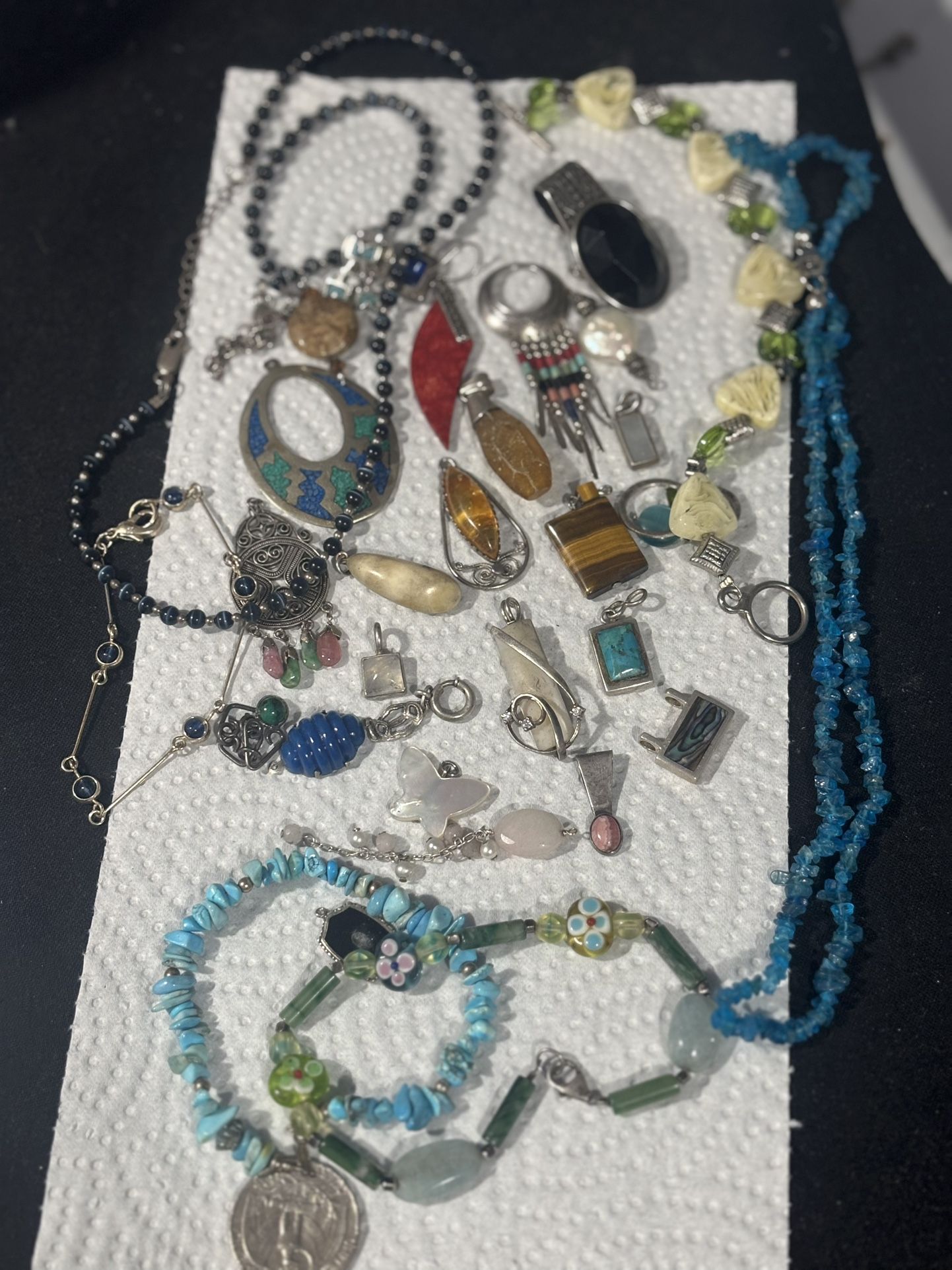 vintage stone jewlery