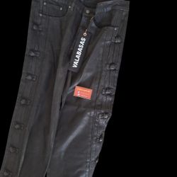 Valabases Black Waxed Baggy 