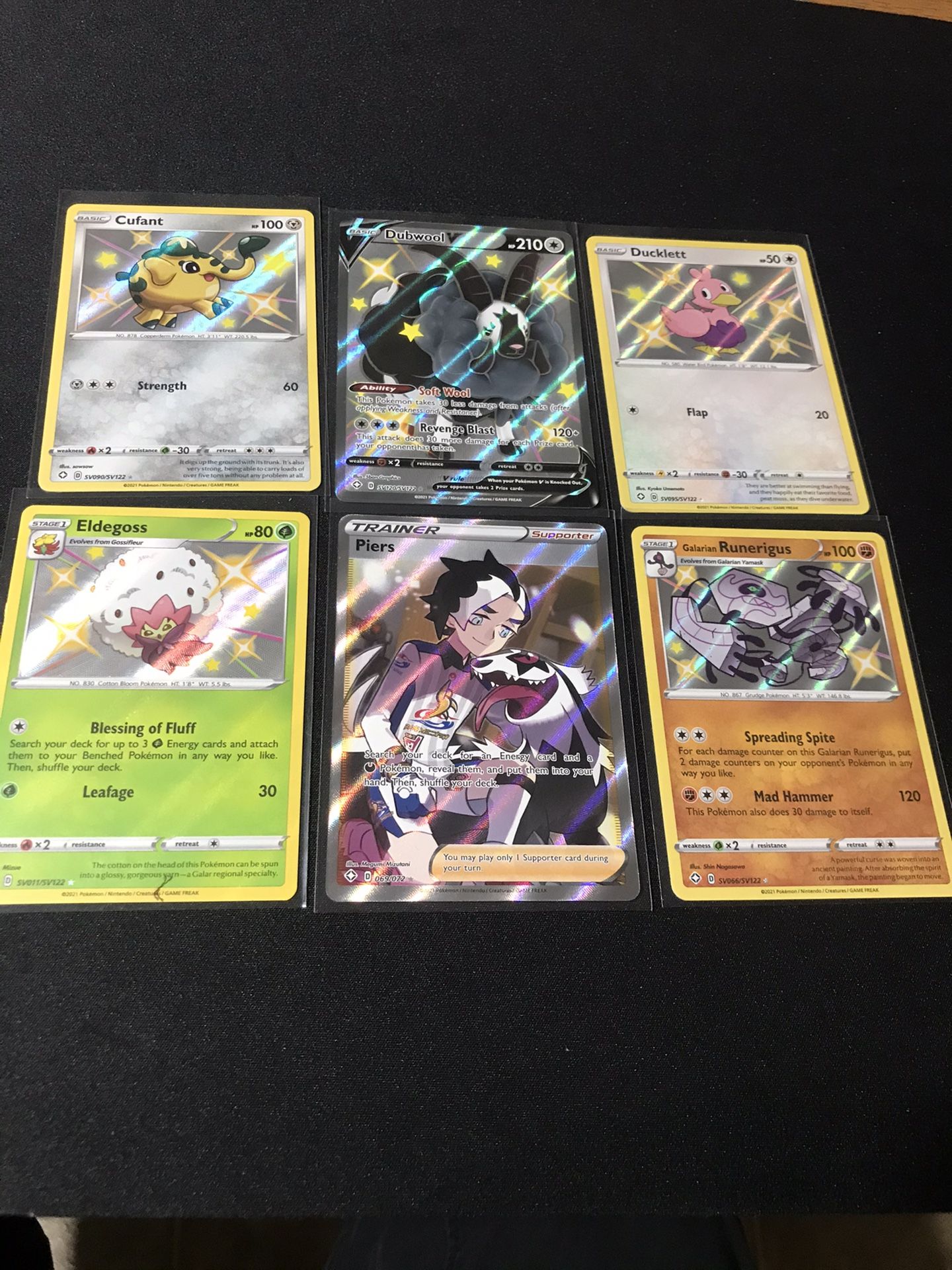Shining Fates Rares Full Art Cards