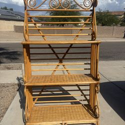 Rattan 3 Tier Shelf 