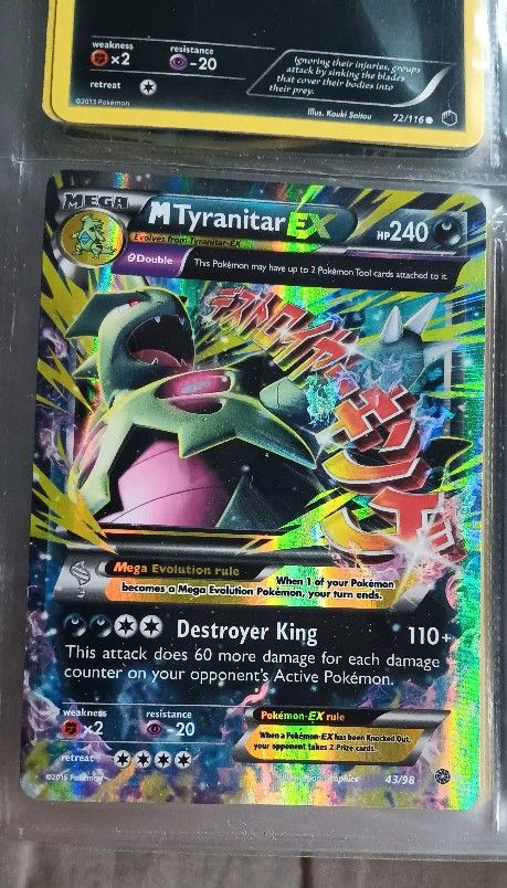 Mega Tyranitar Ex Pokémon Card