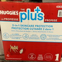 Size 1 Diapers Huggies Plus