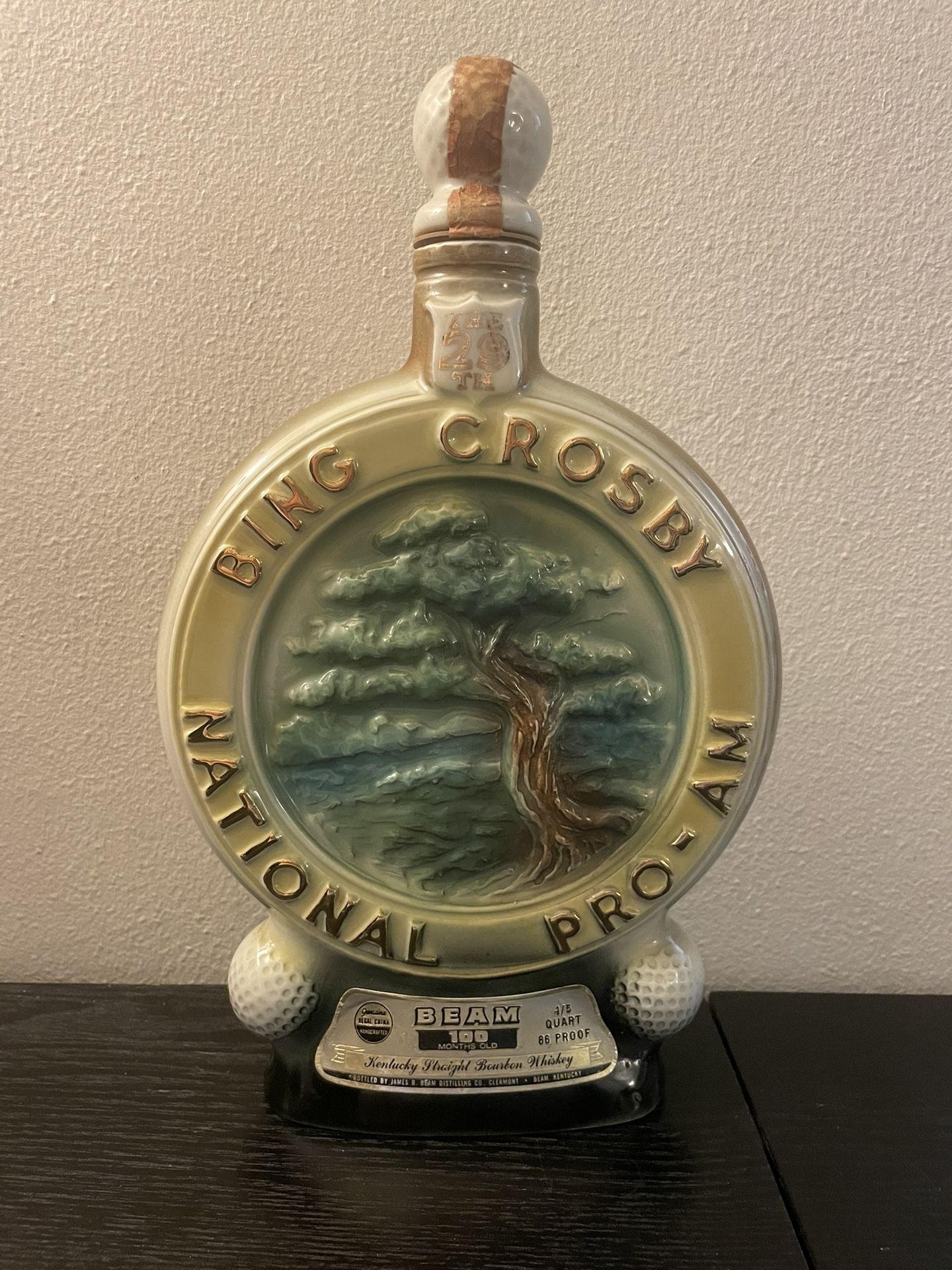 Bing Crosby Vintage Golf Decanter