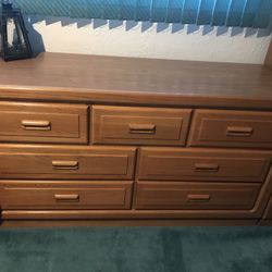 Double Dresser, Large Dresser W/ Removable Hutch, Desk W/ Removable Hutch                                                                Or Best Offer