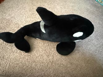 Used Orca Whale Plush toy