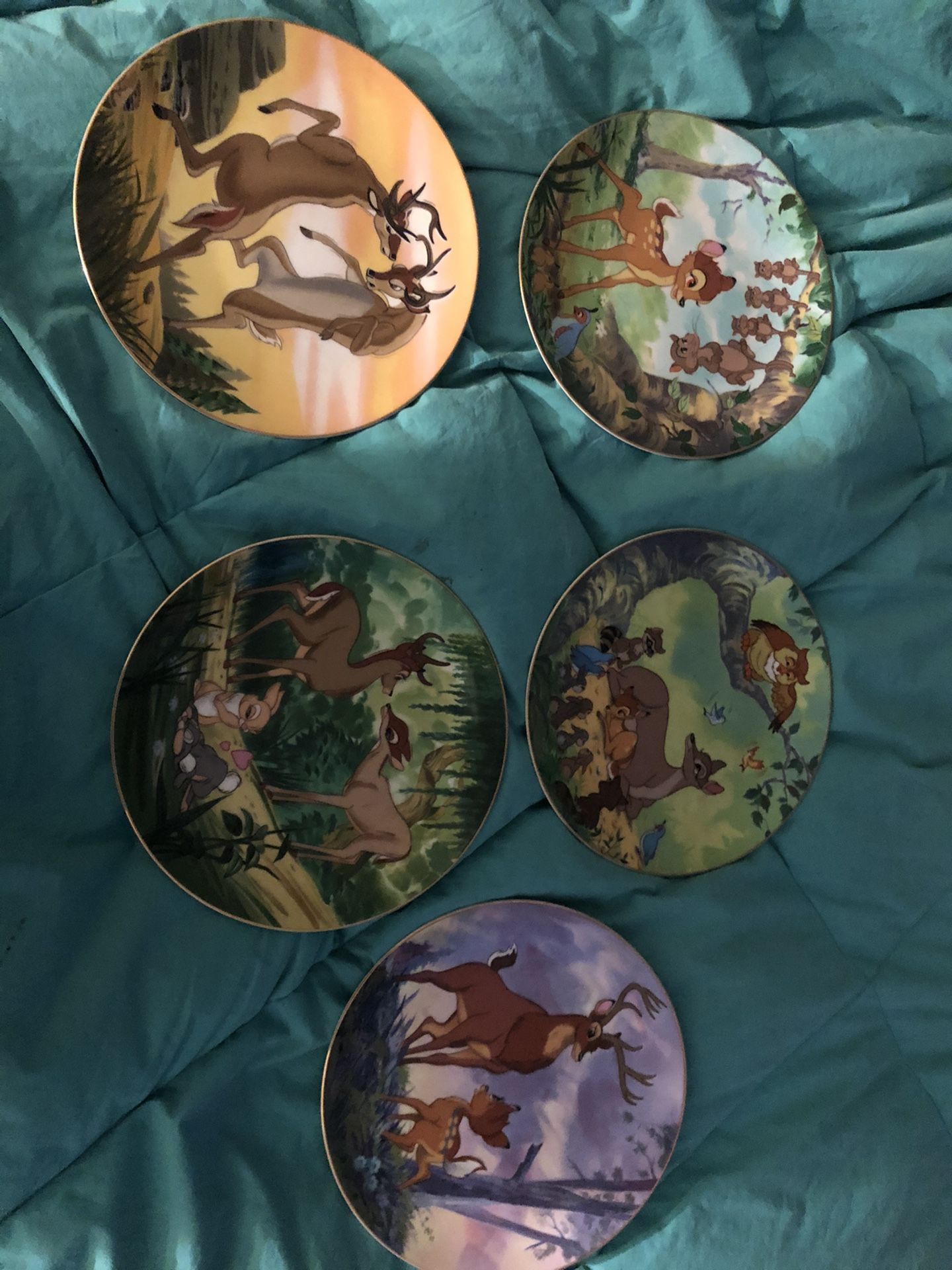 Disney Bambi Collectors Plates