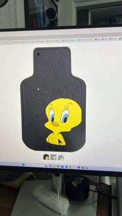 Looney Tunes Tweety Bird With Hearts Car Floor Mats 