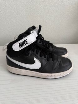 Nike 4Y Nike High Tops Blk/Wht
