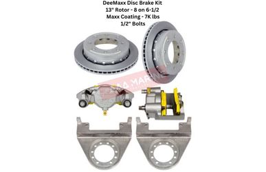 Trailer Parts-  12” Deemaxx Maxx Coated Brake Kit -6000lb