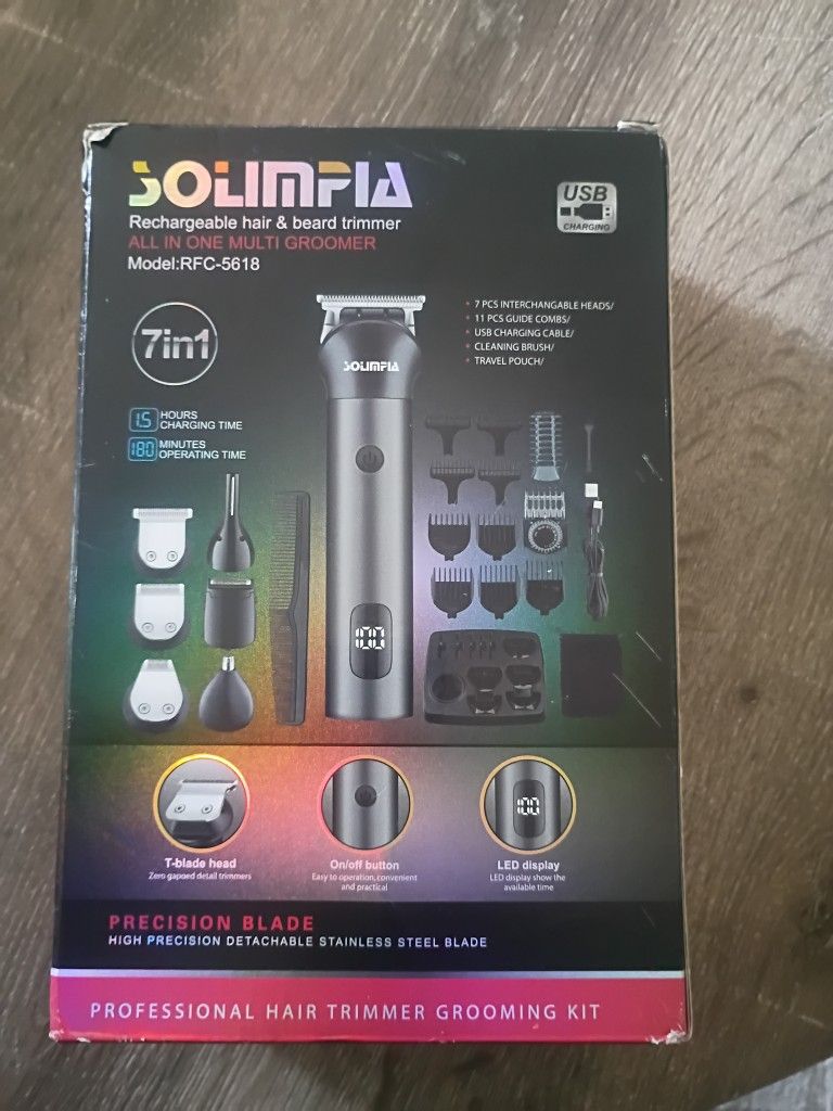 Solimpia 7 In 1 Professional Grooming Kit