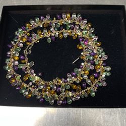 Costume Jewelry Long Necklace, New Inbox