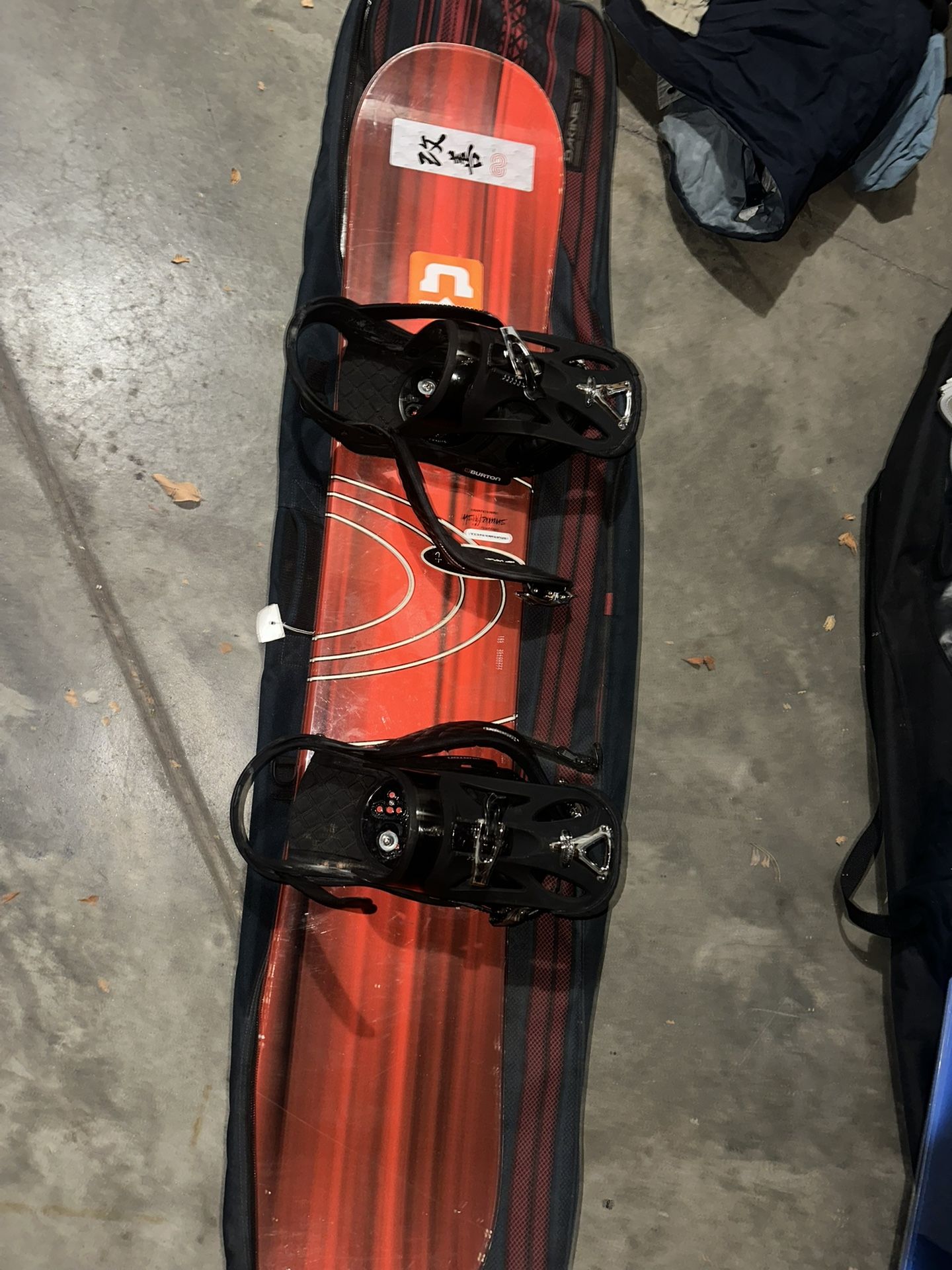 Fulltilt Standard Size Snowboard With Burton Bindings