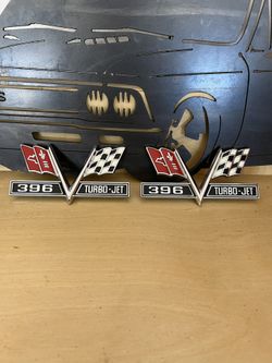 1965 through 67 Chevelle front fender emblems