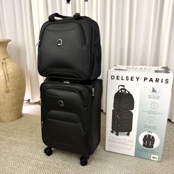 Delsey Carry on and Under Seater Set