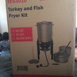 CREOLE TURKEY AND FISH FRYER KIT 