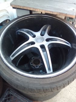 20in Rims without tires