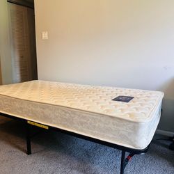 Twin Spring Mattress & Bed Frame